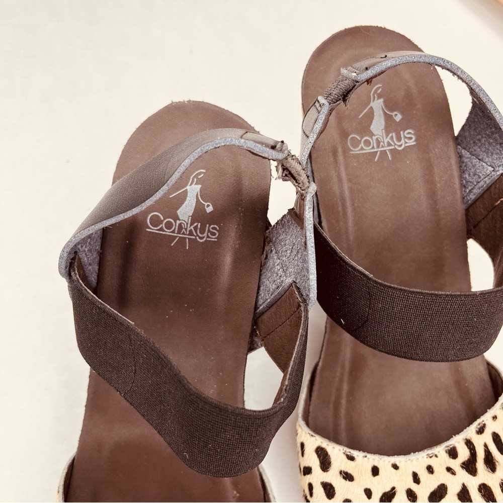 ✨🐆 Corky’s Leopard Print Wedge Sandals – Chic & Effortless Style 🐆✨ - Picture 8 of 14